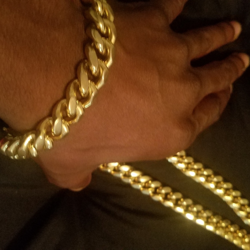 Cuban Link Chain set